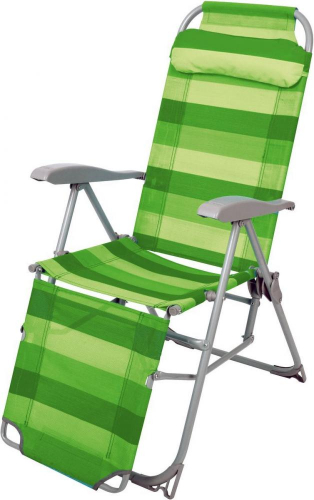 Кресло-шезлонг 3 с подножкой К3/З зеленый оптом
