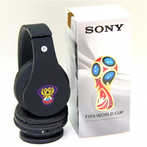 Наушники беспроводные J FIFA RUSSIA 2018+SD плеер+мик+радио+Bluetooth YW-100BT(100) оптом