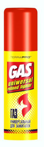 Газ для зажигалок TERRAPRO, 90мл, пропан-бутан (48 шт/уп)