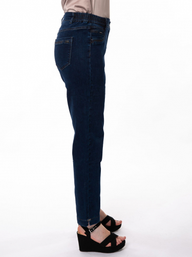 Слегка приуженные синие джинсы ЕВРО (ряд 54-66) арт. M-BL73104-4116-2