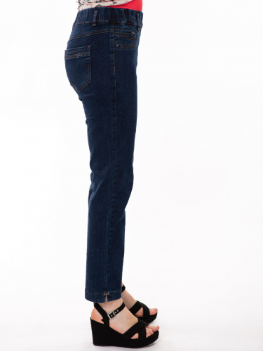 Слегка приуженные синие джинсы ЕВРО (ряд 48-60) арт. M-BL73100P-4108-2