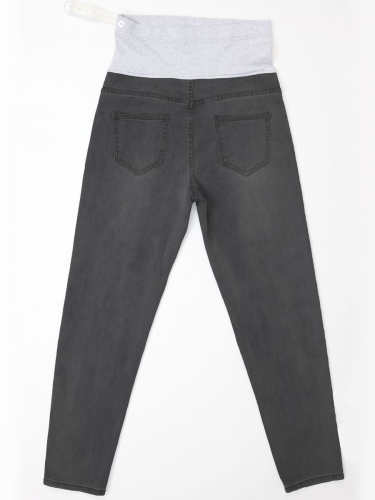 Серые джинсы для беременных (ряд M-2XL) арт.M691-3269-6