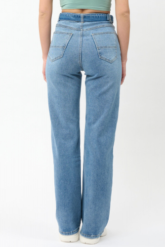Голубые джинсы с ремнем (ряд 25-30) арт. WK1459
