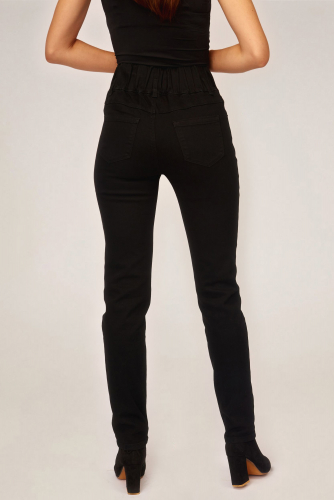 Зауженные черные джинсы (ряд 42-54) арт. SK417-CM61