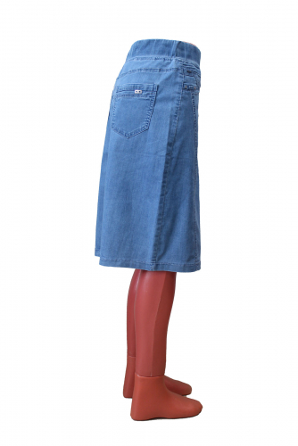 Юбка джинсовая светло-синяя (ряд 48-62) арт. C72551P-162-3