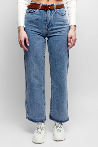 Прямые голубые джинсы (ряд 25-30) арт. WK-B156-3