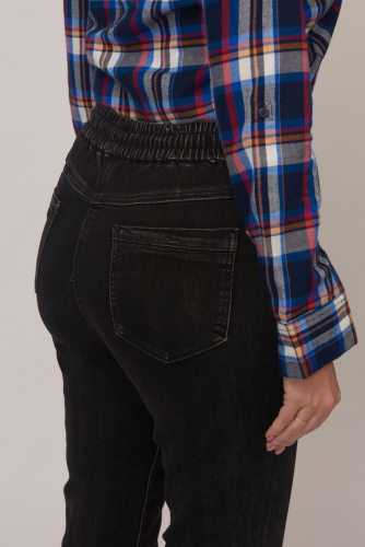 Слегка приуженные джинсы ЕВРО (ряд 48-60) арт. M-BL75003P-7