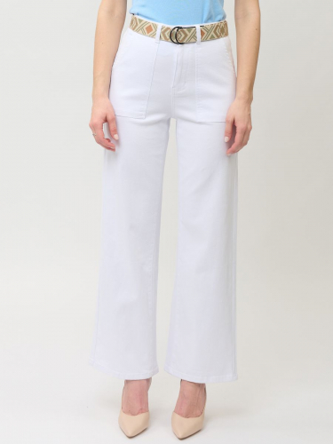 Белые джинсы клеш (ряд 25-30) арт. WK1459-10