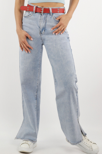 Прямые голубые джинсы (ряд 25-30) арт. WK-B157-3