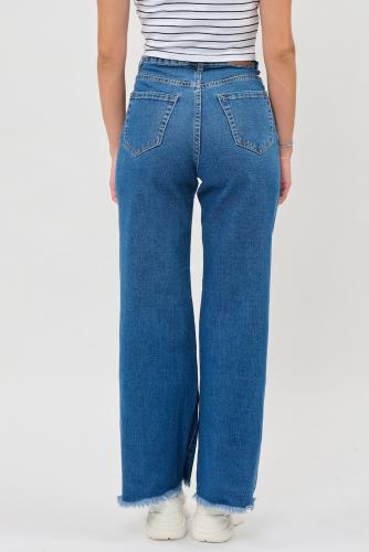 Прямые синие джинсы (ряд 25-30) арт. WK-B991-2