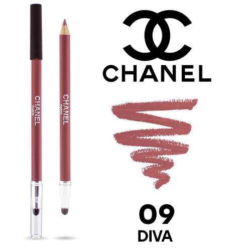 Карандаш для губ Chanel, тон 09 Diva