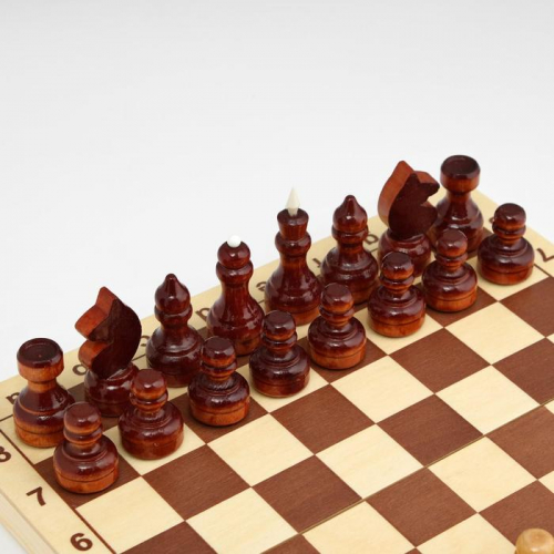 Шахматы обиходные 29 х 29 см, король 6.7 см, пешка 3.1 см