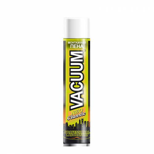 Пена монтажная VACUUM адапторная всесезонная (брутто 370 г) 1 л х16