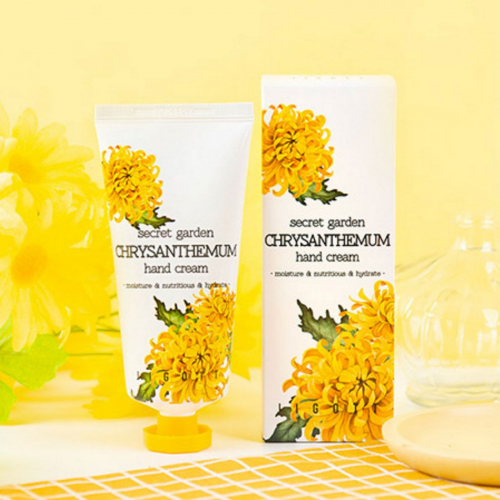 Крем для рук с экстрактом хризантемы JIGOTT Secret Garden Chrysanthemum Hand Cream