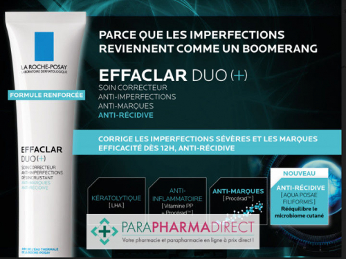 La Roche Posay Effaclar Duo + Soin Anti-Recidive 40ml