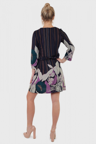 Женственное платье Carling. Очаровательный цветочный принт позволяет создавать эффектные повседневные и нарядные сэты №2016 ОСТАТКИ СЛАДКИ!!!!