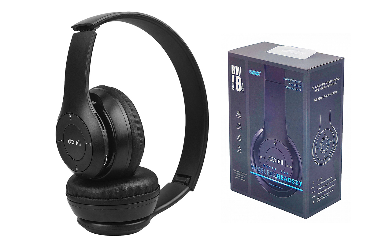 Наушники мониторные беспроводные EZRA BW18 Черные (bluetooth) 20045967 ...