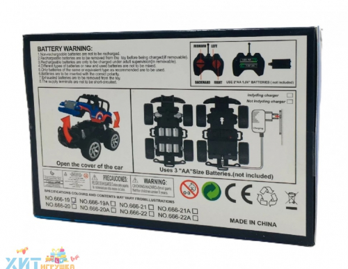 Машинка Супергерой Р/У в ассортименте 666-19, 666-19