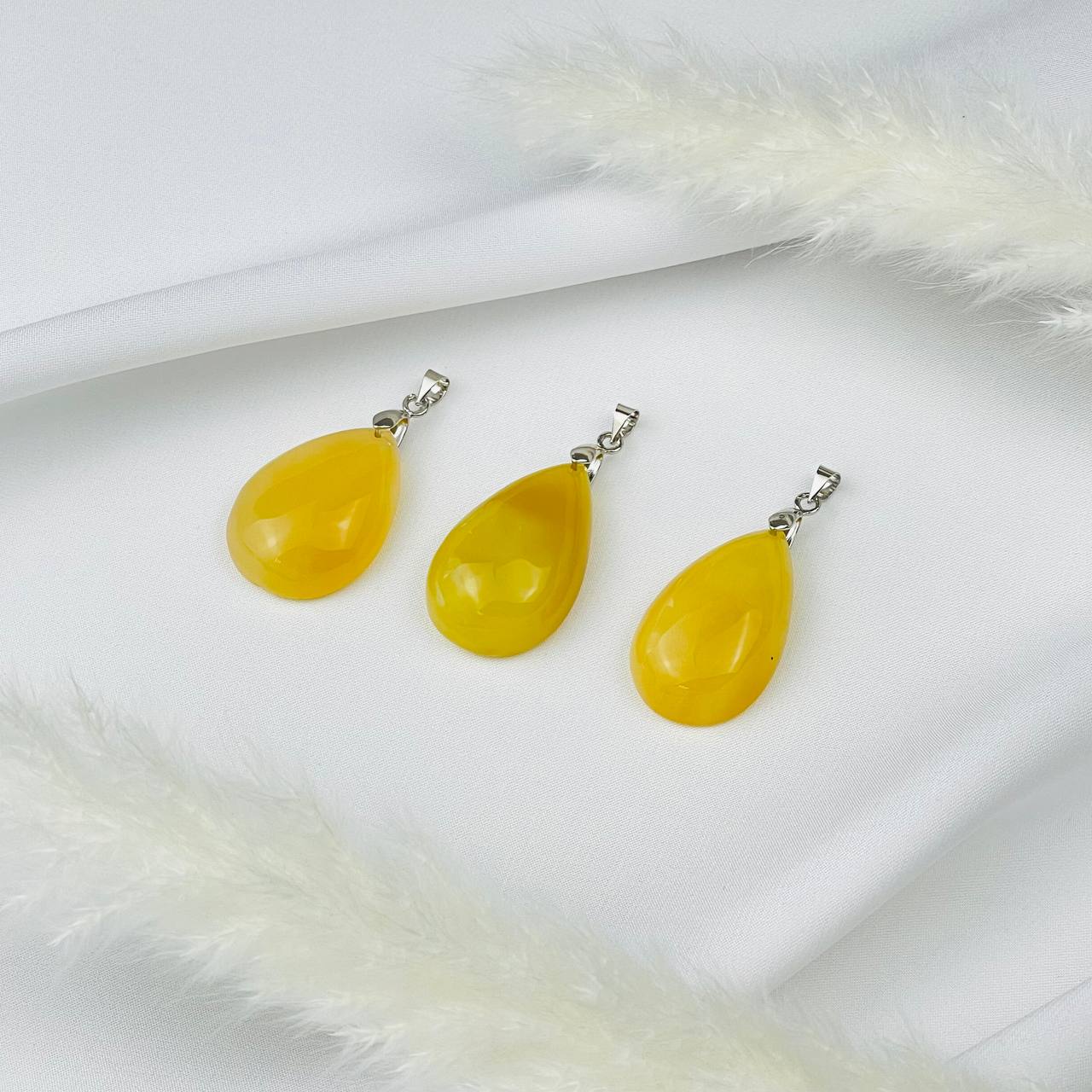 Радуга Самоцветов Кулон из Опала желтого