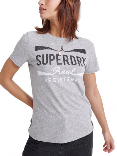 Футболка женская Superdry 377 gray