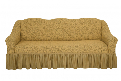 Чехол Жаккард на 3-х местный диван, цвет Медовый