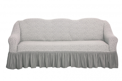 Чехол Жаккард на 3-х местный диван, цвет Кремовый