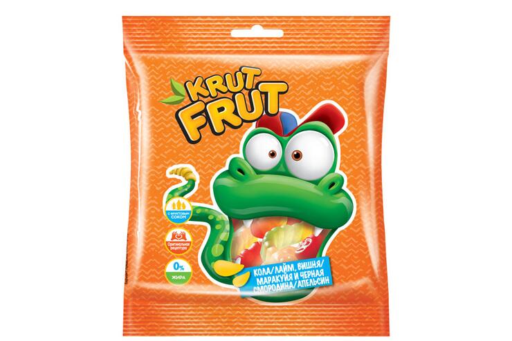 «KrutFrut», мармелад жевательный в виде забавных змеек, 70 г