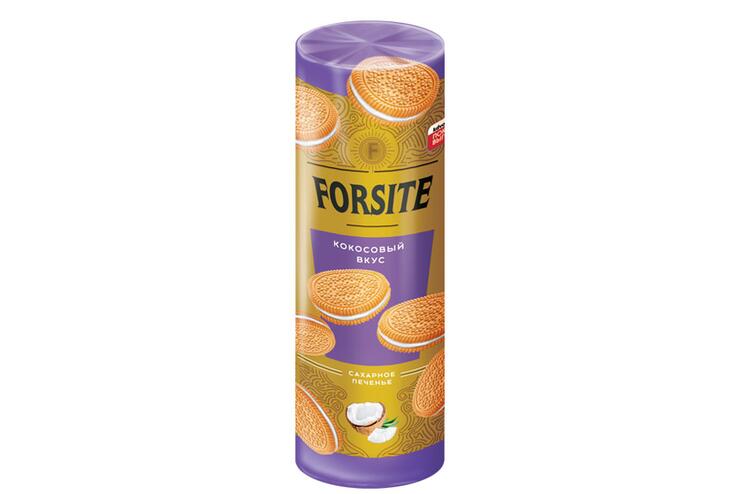 «Forsite», печенье-сэндвич с кокосовым вкусом, 220 г