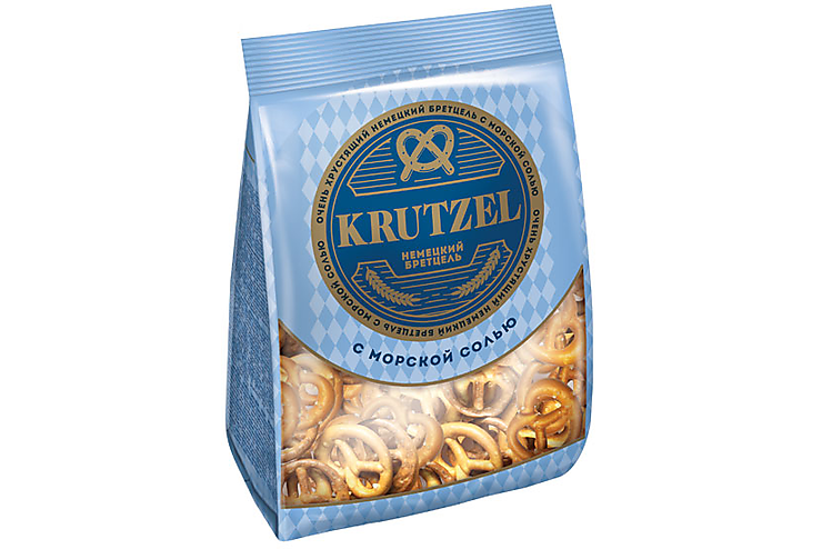 «Krutzel», крендельки «Бретцель» с солью, 250 г