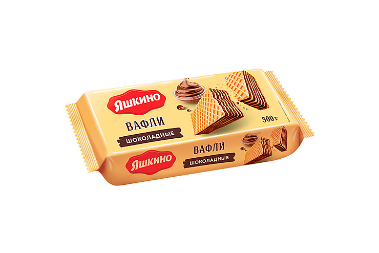 «Яшкино», вафли с шоколадом, 300 г