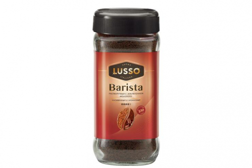 «LUSSO», кофе Barista, молотый в растворимом, 95 г