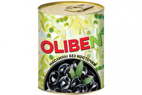 «OLIBEN», маслины без косточки, 270 г