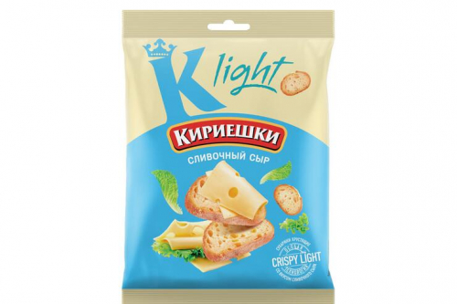 «Кириешки Light», сухарики со вкусом сливочного сыра, 80 г