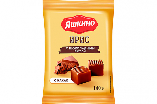 «Яшкино», ирис с шоколадным вкусом, 140 г