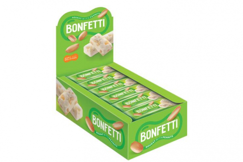 Батончик Bonfetti, 25 г (упаковка 18 шт)