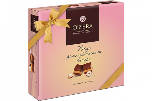 «O'Zera», конфеты шоколадные «Вкус романтического вечера», 195 г