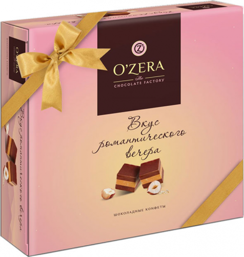 «O'Zera», конфеты шоколадные «Вкус романтического вечера», 195 г