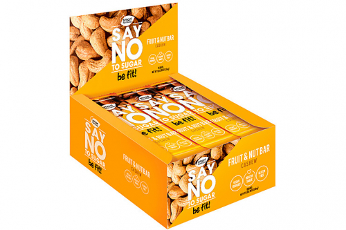 «Smart Formula», фруктово-ореховый батончик Cashew, 40 г (упаковка 15 шт)