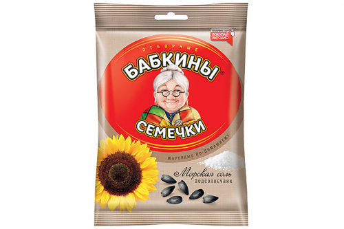 «Бабкины семечки», семечки жареные, солёные, 100 г