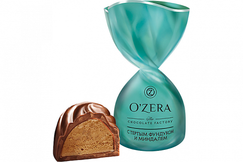 «O'Zera», конфеты с фундуком и миндалем (упаковка 0,5 кг)