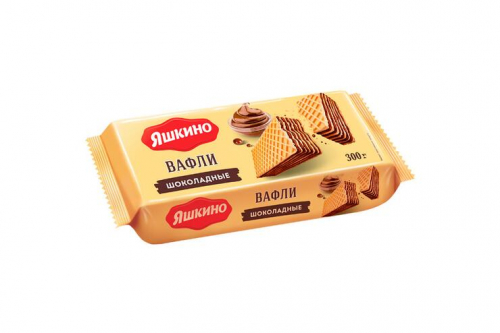 «Яшкино», вафли с шоколадом, 300 г