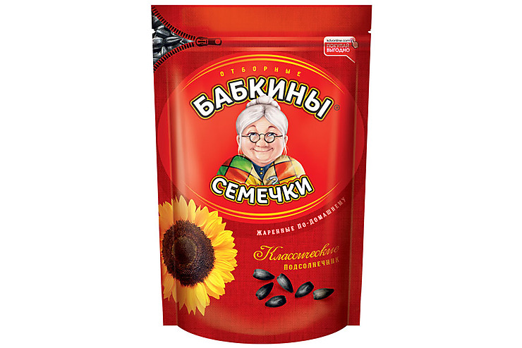 «Бабкины семечки», семечки отборные, жареные, 500 г