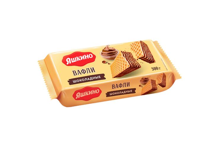 «Яшкино», вафли с шоколадом, 300 г