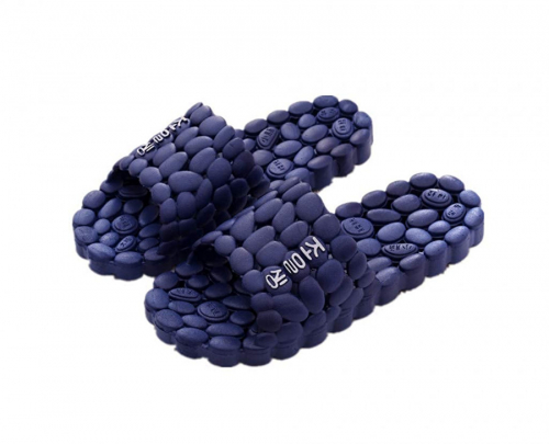 Каучуковые массажные тапочки (синие) РАЗМЕР 46-47 (28,5 см)