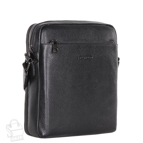 Сумка мужская кожаная 66309H black Heanbag