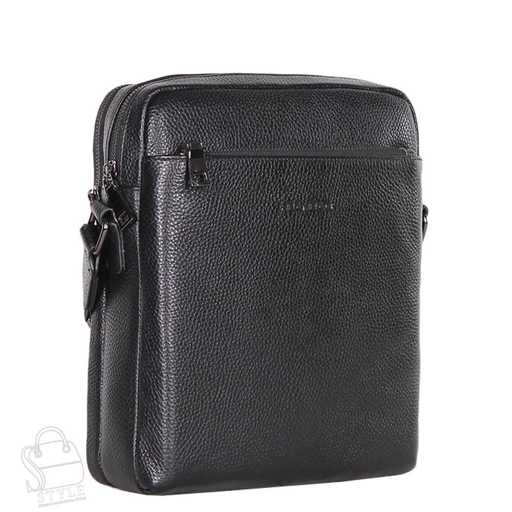 Сумка мужская кожаная 66309H black Heanbag