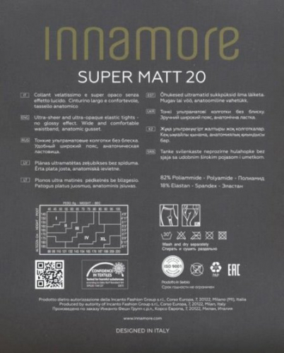 Колготки классические, Innamore, Super Matt 20 оптом