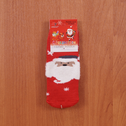 Носки теплые С Рождеством (размер 18-26) арт b225-10
