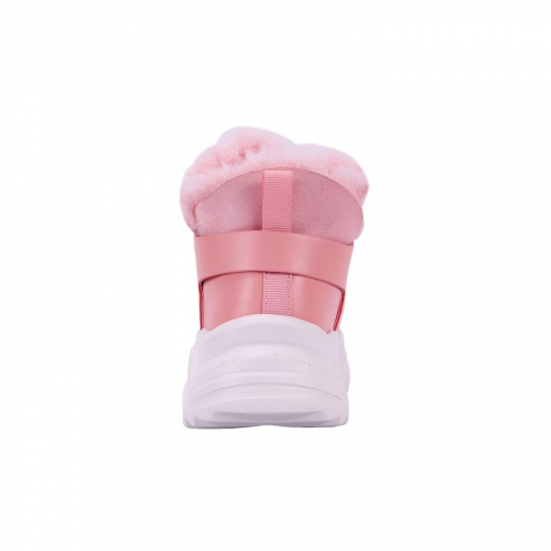 Кроссовки женские розовые с мехом арт b8049-3