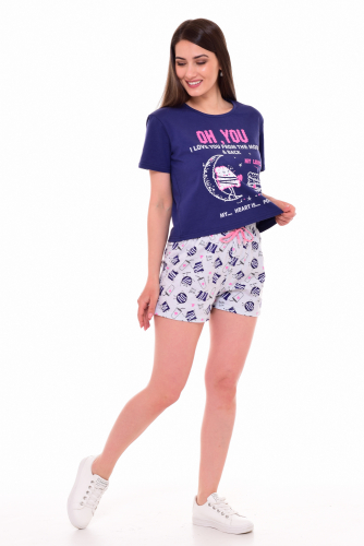 Пижама женская 1-189 (фиолетовый), Крекер